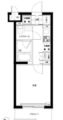 ルーブル武蔵新城弐番館の間取り