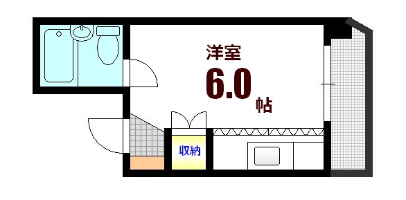 広島市西区中広町のマンションの間取り