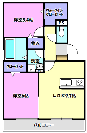 エスポワールの間取り