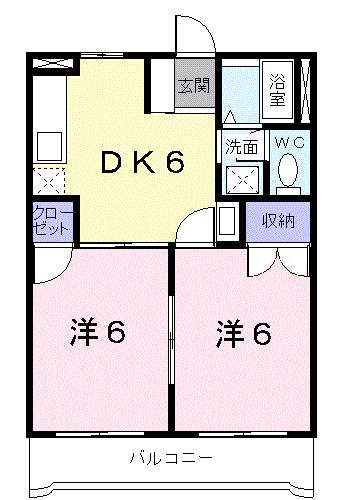 シャルマン御笠の間取り