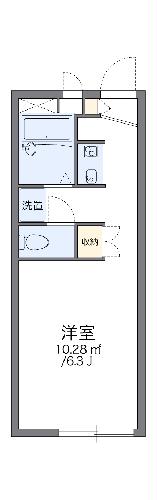 レオパレスフローラの間取り