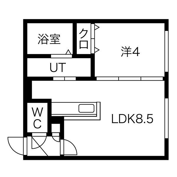 フォレスタ麻生の間取り