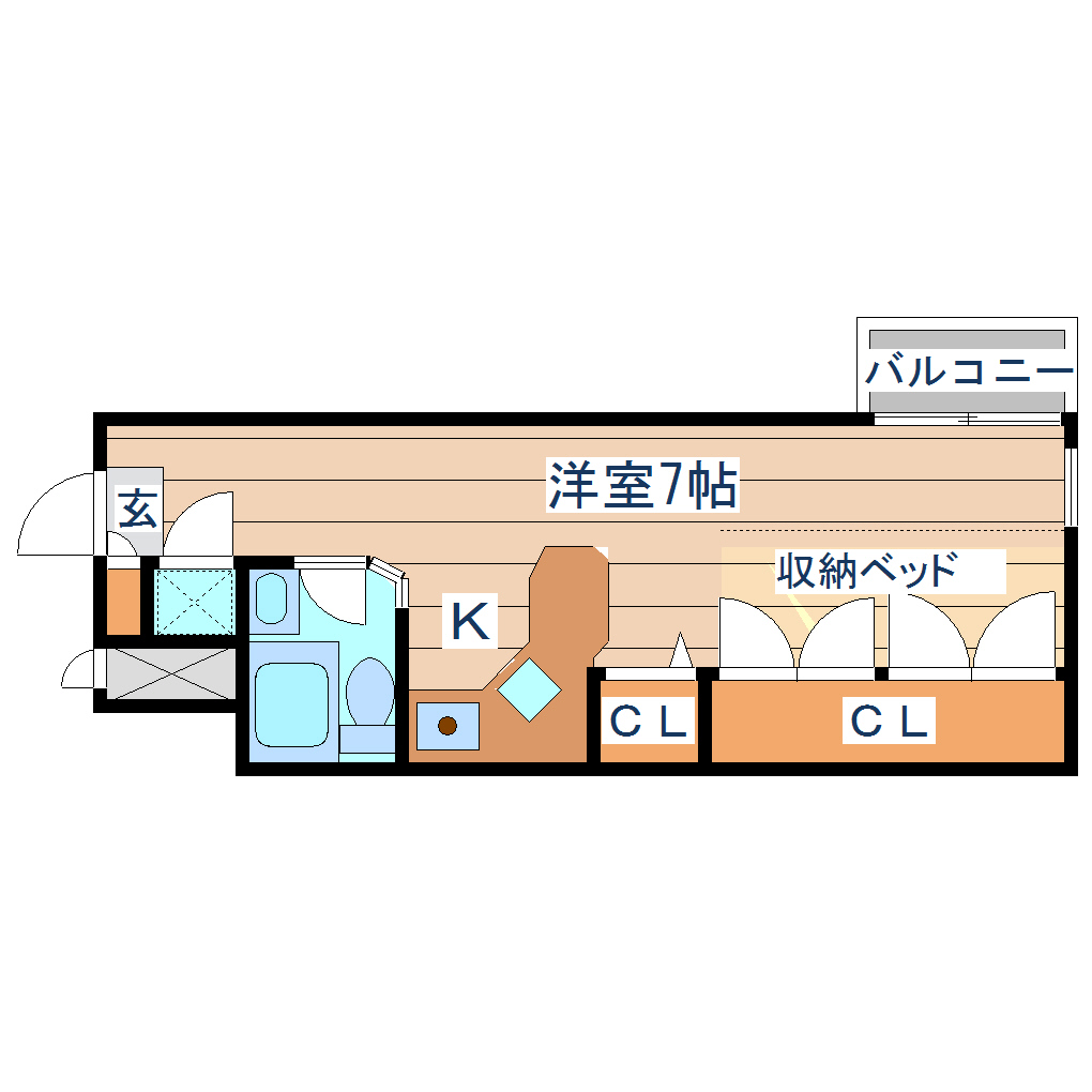 ラ・パルフェ・ド・東仙台の間取り