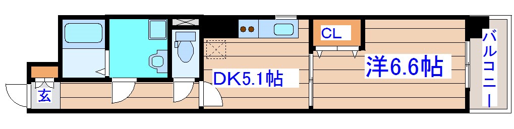 HF仙台五橋レジデンスの間取り