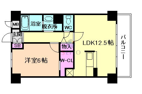 Ｅｌｅｍｅｎｔａｒｙ　Ｐｌａｃｅ（エレメンタリープレイス）の間取り