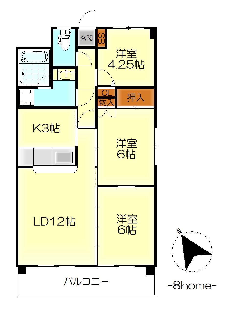 第３阿賀中央ハイツの間取り