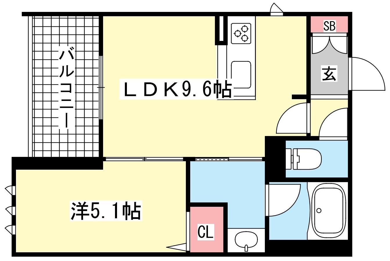 べレオ元町山手の間取り