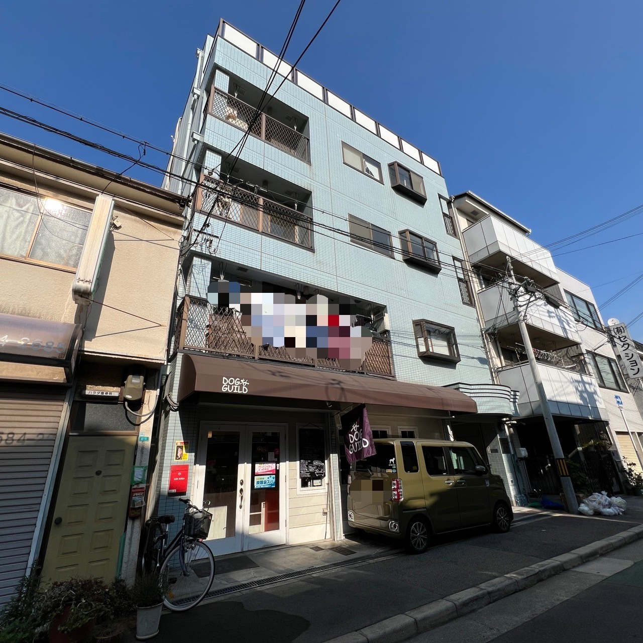 大阪市港区波除のマンションの建物外観