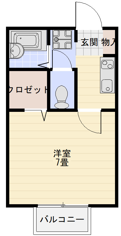 メゾンツルオカの間取り