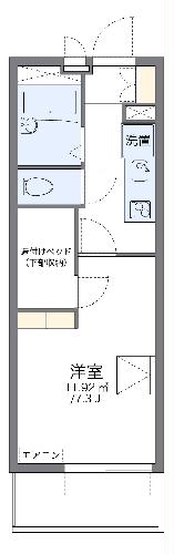 レオパレスメゾン　ＭIIの間取り