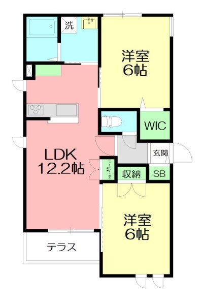 アルカディアの間取り