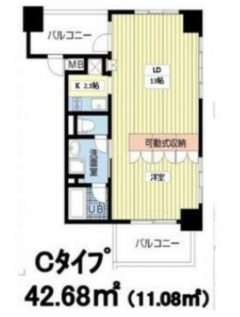 大田区田園調布本町のマンションの間取り