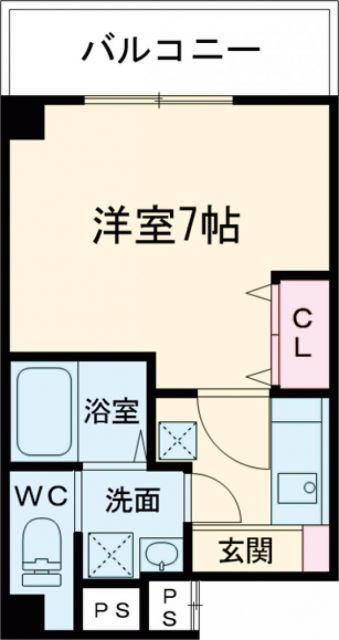 尼崎市竹谷町のマンションの間取り