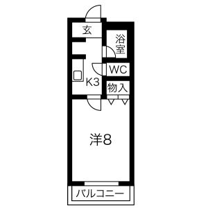 コーポソレイユの間取り