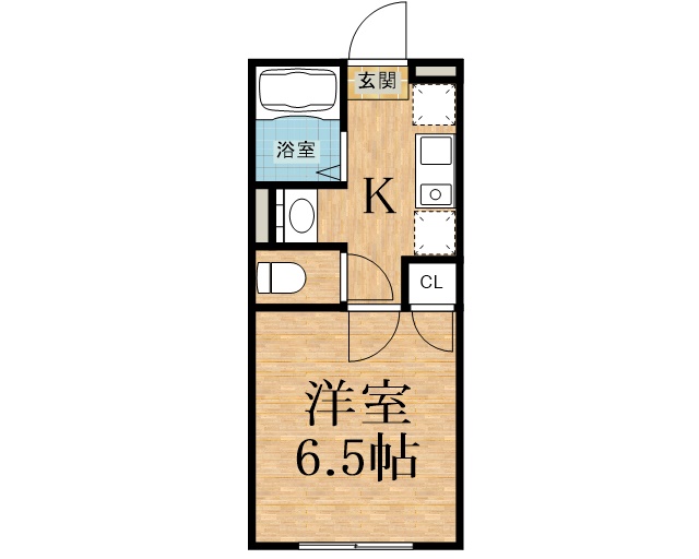 千葉市緑区土気町のアパートの間取り