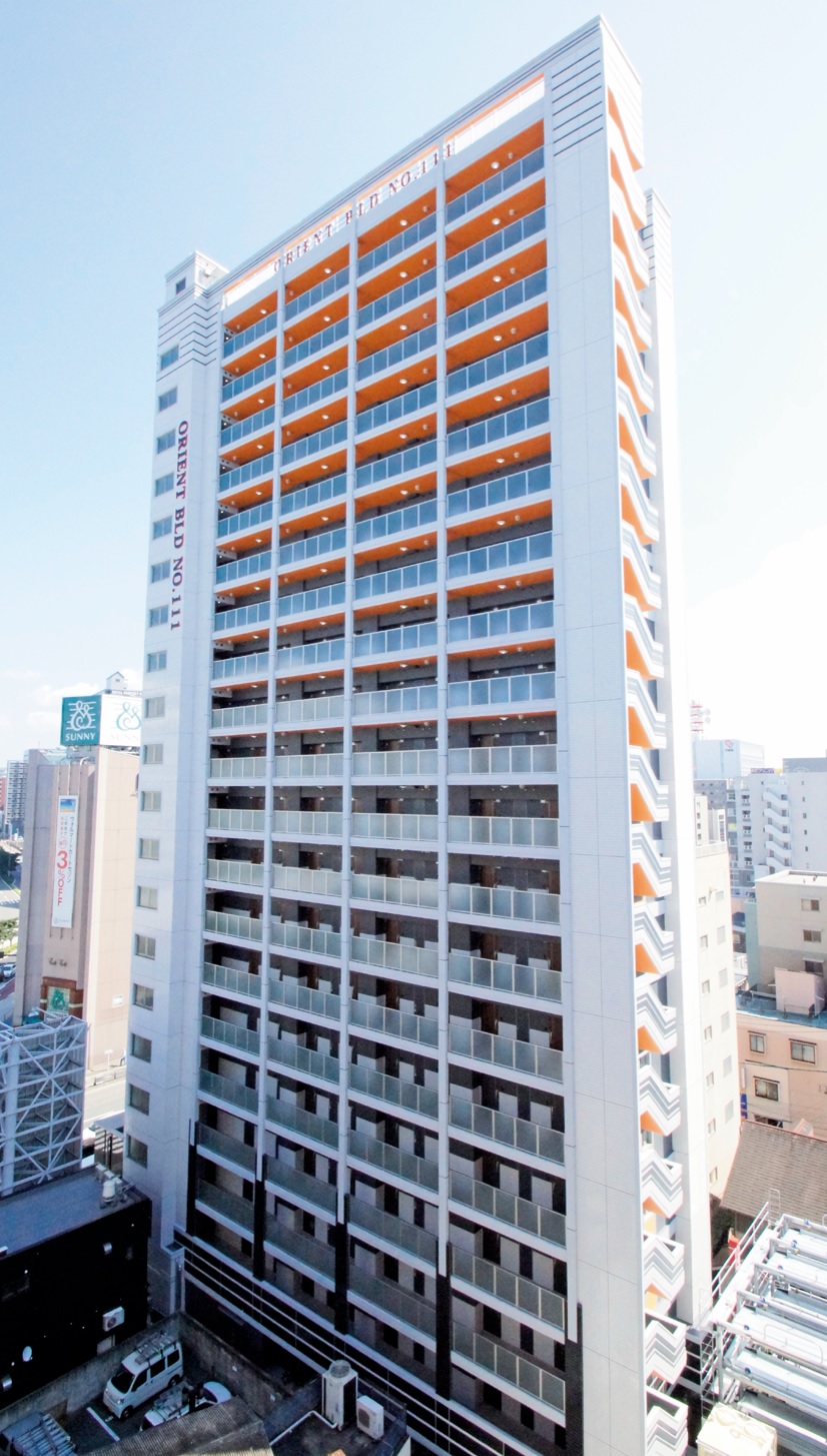 福岡市中央区高砂のマンションの建物外観