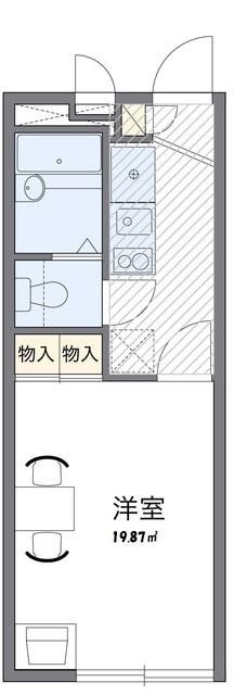 荒川区東日暮里のアパートの間取り