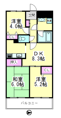 プラザ白うめの間取り