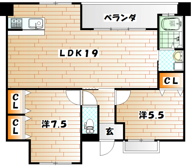 J5　stage .1の間取り