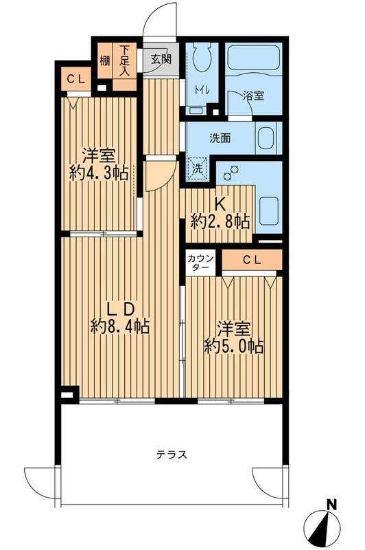 フォレシティ桜新町の間取り