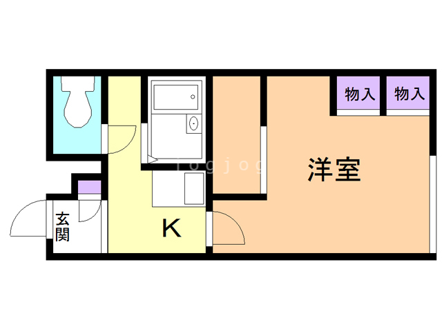 レオパレスナカマチの間取り