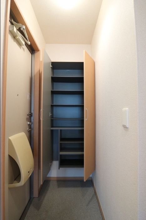 玄関　落ち着いた玄関です