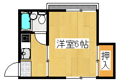 東京都豊島区雑司が谷１（アパート）の賃貸物件の間取り