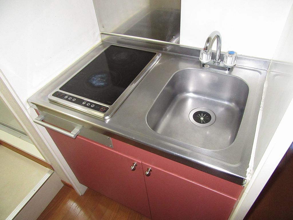 キッチン　電気コンロ2口※同タイプ