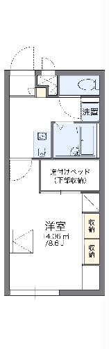 レオパレスインペリアルの間取り