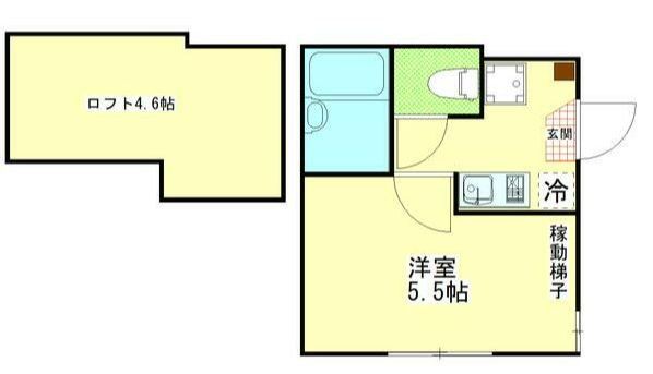 神奈川県横浜市磯子区杉田６（アパート）の賃貸物件の間取り