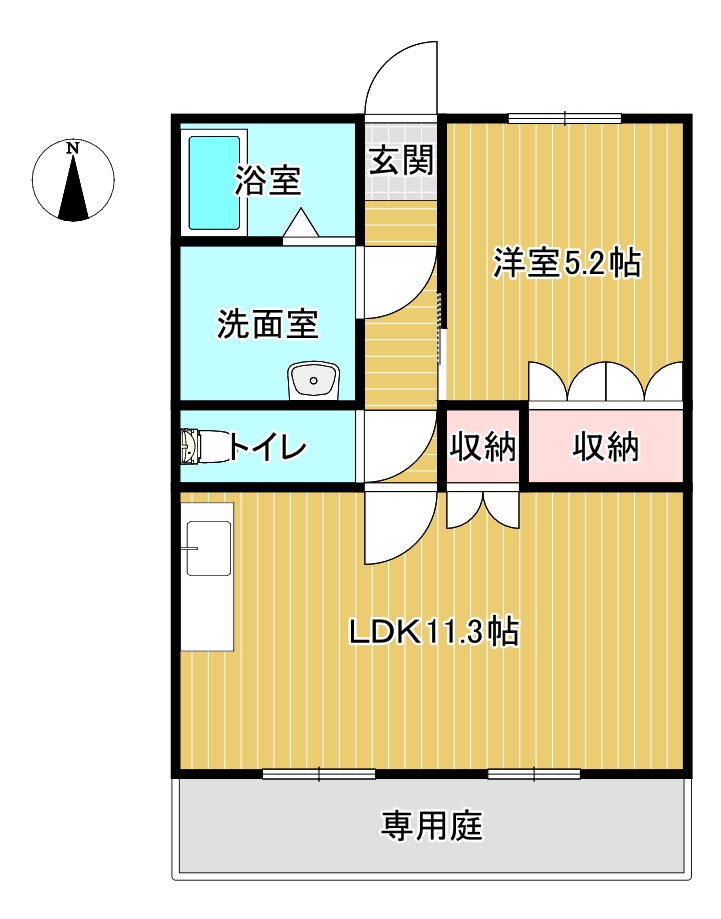 ネイトゥルレトワールの間取り