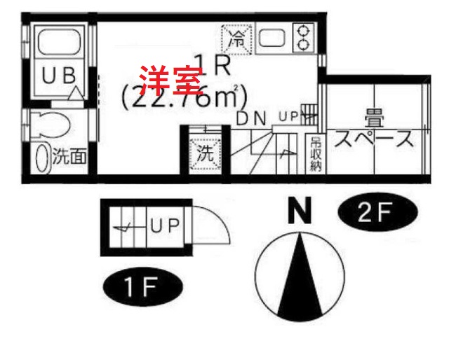 東京都大田区矢口２（アパート）の賃貸物件の間取り