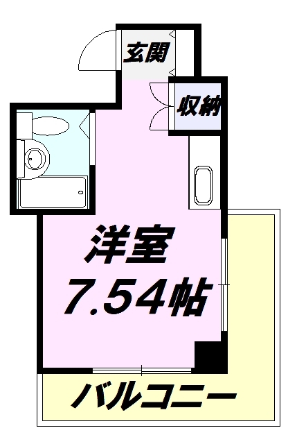 アムハード所沢の間取り