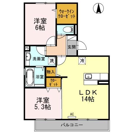 サンヴィオレ　Ｃ棟の間取り