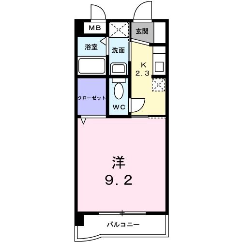 ルミネスタ学研台の間取り