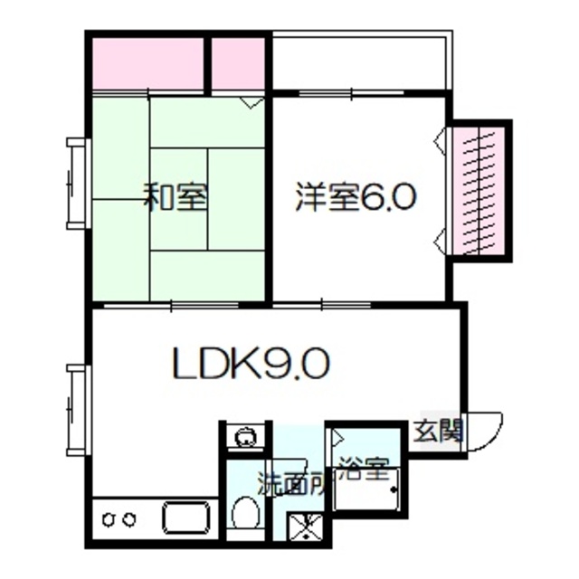 エルメゾンの間取り