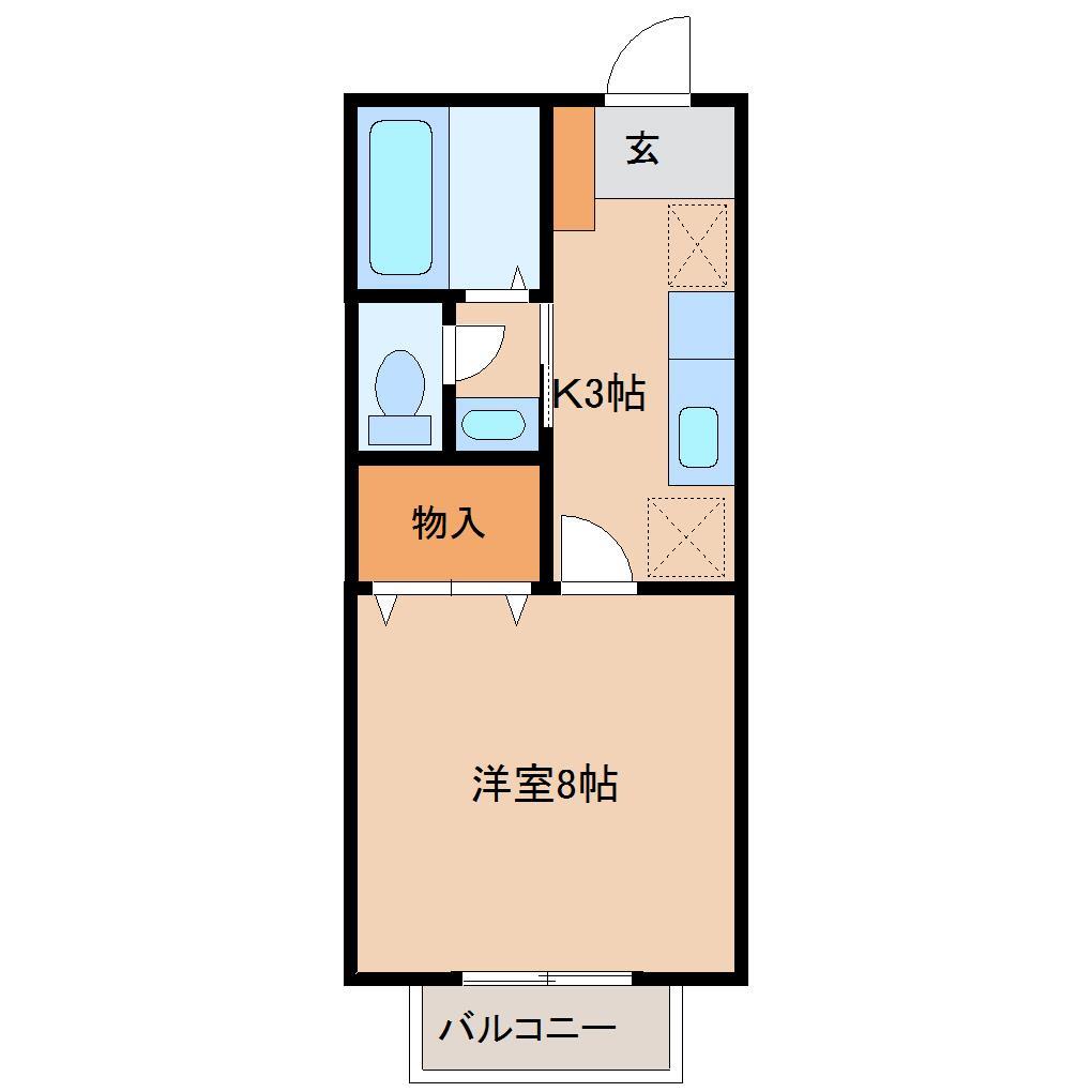 シャルムＢの間取り