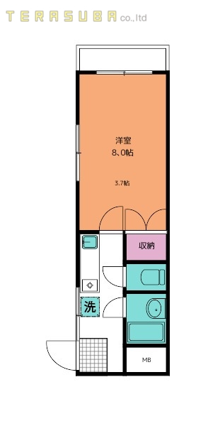 エーデル桜ヶ丘の間取り