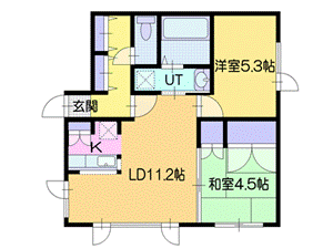 ハイツジンタの間取り