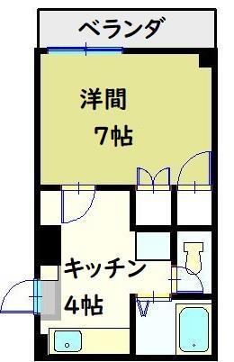 江の浦マンションの間取り