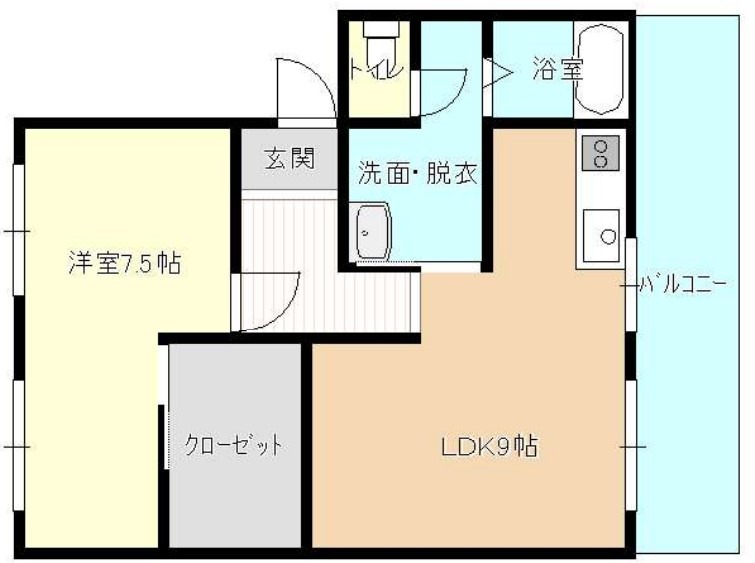 浜松市浜名区沼のマンションの間取り