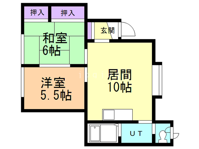 ミドリハイツの間取り