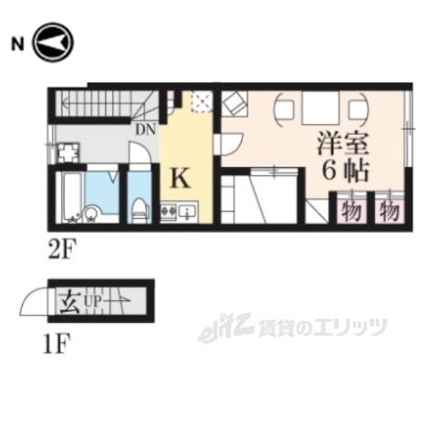 レオパレスＭＹ中山の間取り