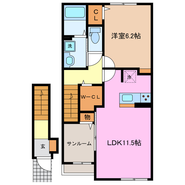 ローレル　Iの間取り