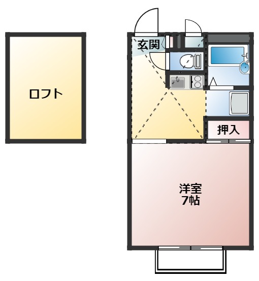 ALPHAガーデンの間取り