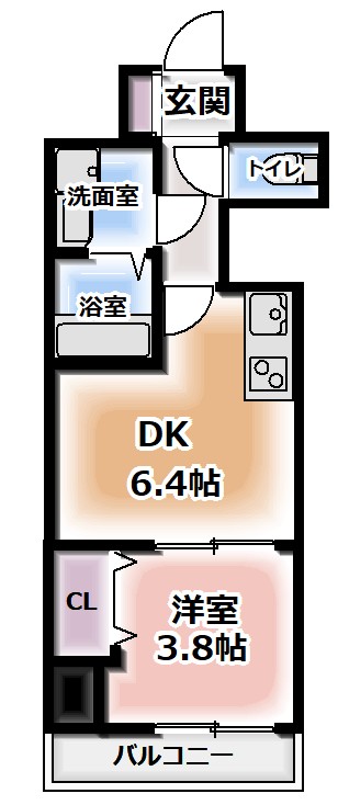 【GARDENIA城東の間取り】