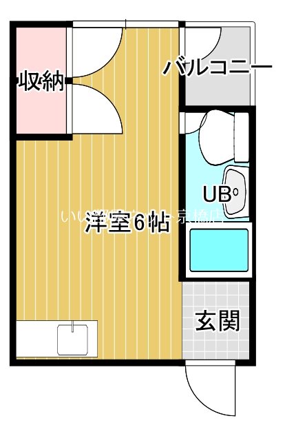 大阪市旭区森小路のマンションの間取り