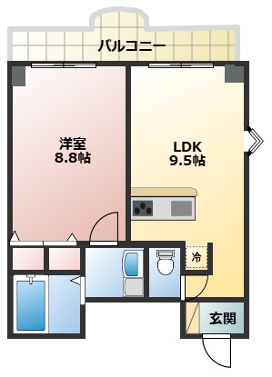 フルーメンみなとの間取り