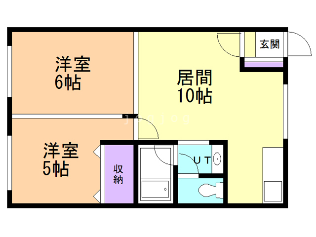 サンライフ錦町　IIの間取り