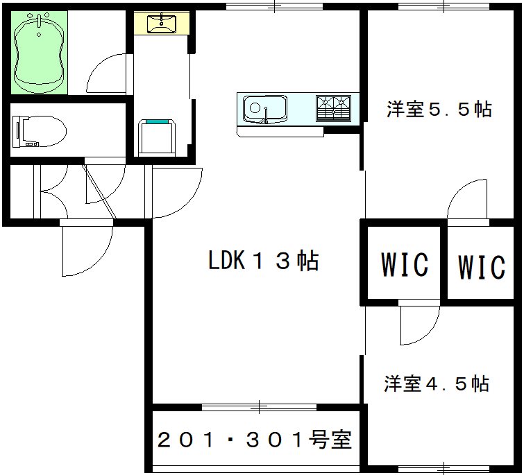 Arbol高円寺（アルボル）の間取り